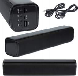 WIRELESS BLUETOOTH COMPUTER SOUNDBAR, 2200mAh