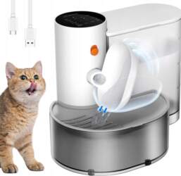 WIRELESS DRINKER CAT FOUNTAIN DOG BOWL
