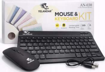 Wireless Keyboard + Bluetooth Mouse Slim