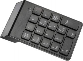 Wireless Mechanical Numeric Keypad Black with
