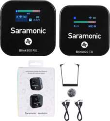WIRELESS MICROPHONE + RECEIVER 200M RANGE