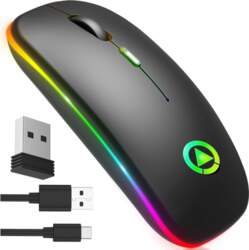 WIRELESS MOUSE OPTICAL MOUSE SLIM LED