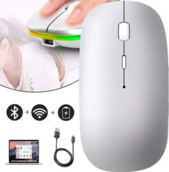 WIRELESS MOUSE WITH USB RECEIVER, FOR