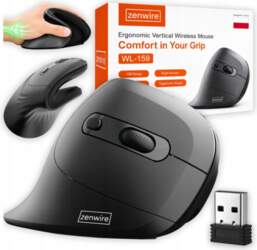 Zenwire Wireless Vertical Mouse Ergonomic Vertical