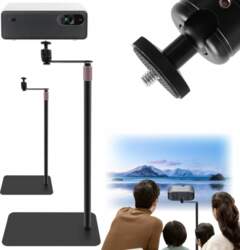 360° Rotating Projector Stand, Adjustable Metal
