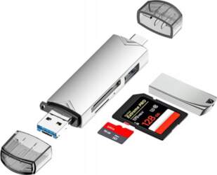 6in1 CARD READER USB-C SD MicroSD