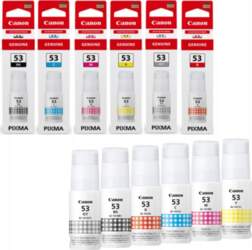 6x NEW CANON GI-53 GI53 INK