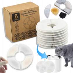 8x Replacement Active Carbon Filters for