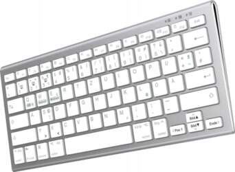 Amazon WIRELESS BLUETOOTH KEYBOARD SILVER-WHITE QWERTZ