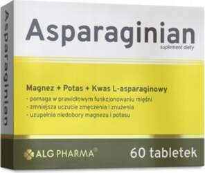 Aspartate ALG Pharma 60 tab. Magnesium+potassium+L-aspartic