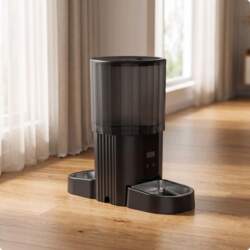 Automatic Cat Feeder Timed Dispensing Double