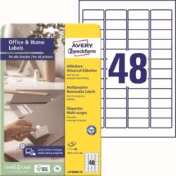 Avery zweckform Rectangular paper labels on