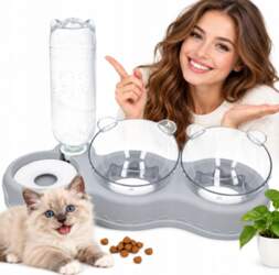 CAT BOWLS WITH AUTOMATIC DISPENSER XTECH