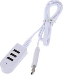 Compact White 3A Charger Hub with