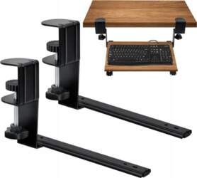 DataCard Desk Keyboard Retractable Holder with
