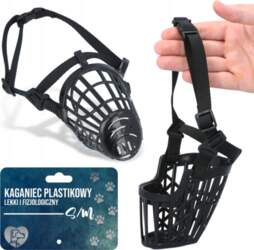 DOG MUZZLE 22cm PHYSIOLOGICAL ADJUSTABLE Plastic
