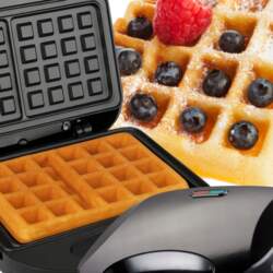 Esperanza WAFFLE MAKER LARGE CRISPY WAFFLES