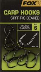 Fox Carp Hooks Stiff Rig Beaked