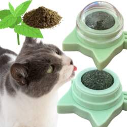 INTERACTIVE CAT BALL, CATNIP, ROTATING, GLUED