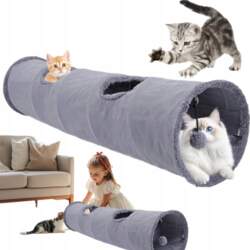 INTERACTIVE RABBIT DOG CAT TUNNEL TOY
