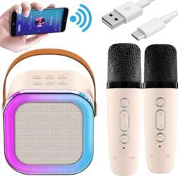 KARAOKE SET 2 MICROPHONES + BLUETOOTH