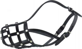 Leather muzzle for Dog Champion Doberman