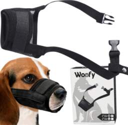 MATERIAL MUZZLE FOR DOG WITH PHYSIOLOGICAL