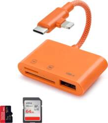 Memory Card Reader, Simultaneous Reading Micro