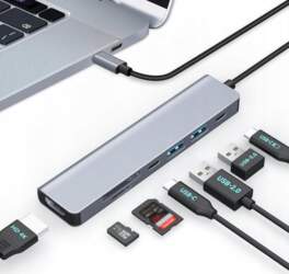 Moman Hub USB C 7 in