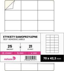 Netuno Self Adhesive Labels A4 25