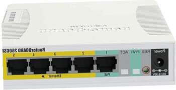 NETWORK SWITCH MANAGED MICROTIK RB260GSP 5