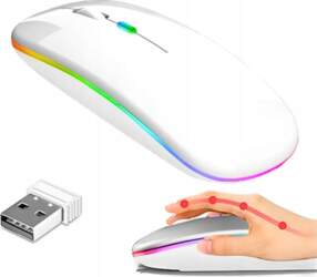 OPTICAL MOUSE WIRELESS BACKLIT RGB COMPUTER