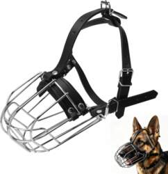 PHYSIOLOGICAL MUZZLE FOR DOG METAL ADJUSTABLE