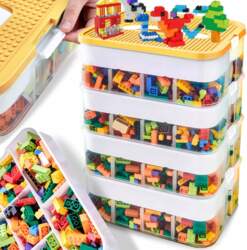Pixel LEGO 4-STOREY LAYERED BRICK CONTAINER