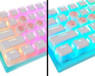 Pudding Custom KEYCAPS Set PBT DoubleShot