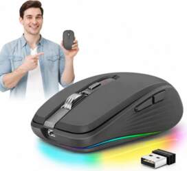 QUIET WIRELESS GAMING COMPUTER MOUSE LAPTOP