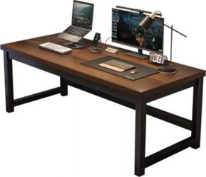 Rebiko COMPUTER DESK MODERN DARK BEECH