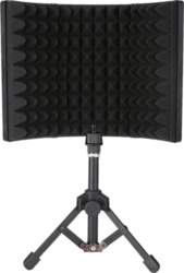 Recording Microphone Isolation Shield with Stand