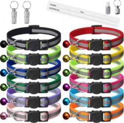 Reflective Cat Collar with Name Bell