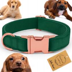 Reverse VELOUR DOG COLLAR SOFT ADJUSTABLE