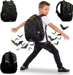 SCHOOL BACKPACK COOLPACK BLACK GOLD FOR