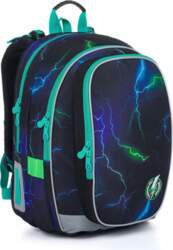 School backpack with storm pattern Topgal