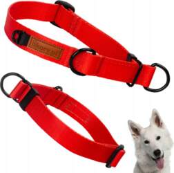 SEMI-CLAMP collar for pulling dog husky