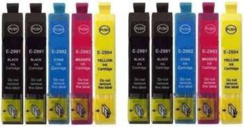 Set of 10x Printer ink Epson