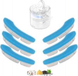 Set of 6 replacement filters for