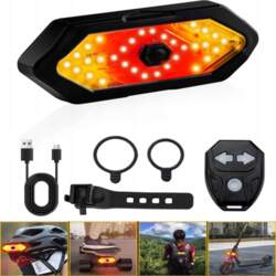 SET OF BICYCLE LIGHTS FRONT REAR