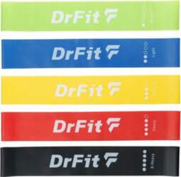Set of exercise rubbers DRFIT DF