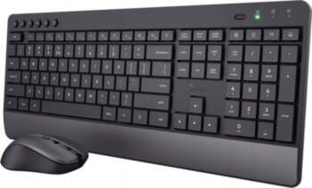 SILENT KEYBOARD + MOUSE SET TRUST