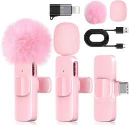 Tie Microphone Wireless ANC for Video
