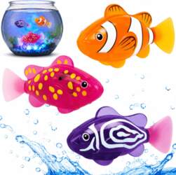 TOY FLOATING ROBOTIC FISH SET OF